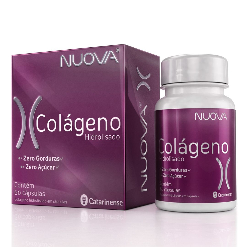 Nuova Colageno Hidrolisado 60 Cápsulas - Catarinense