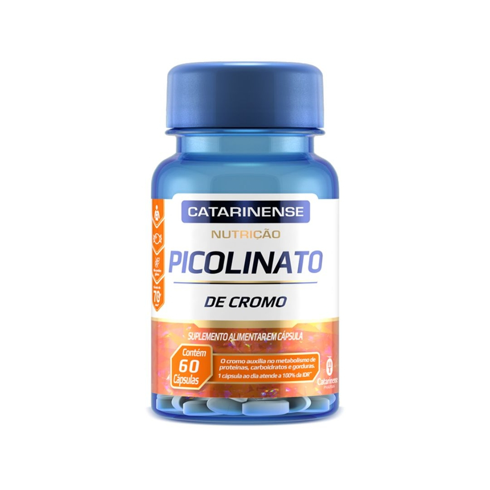 Picolinato de Cromo 60 Cápsulas - Catarinense