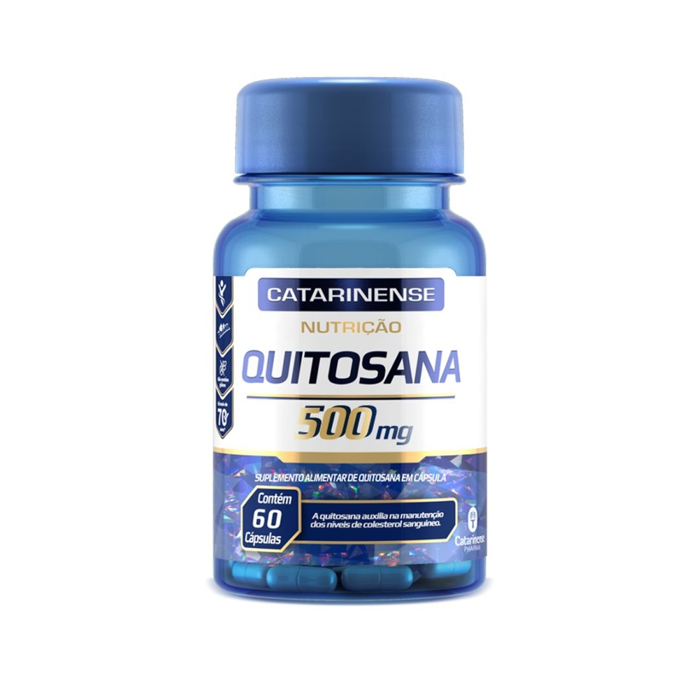 Quitosana 500mg 60 Cápsulas - Catarinense