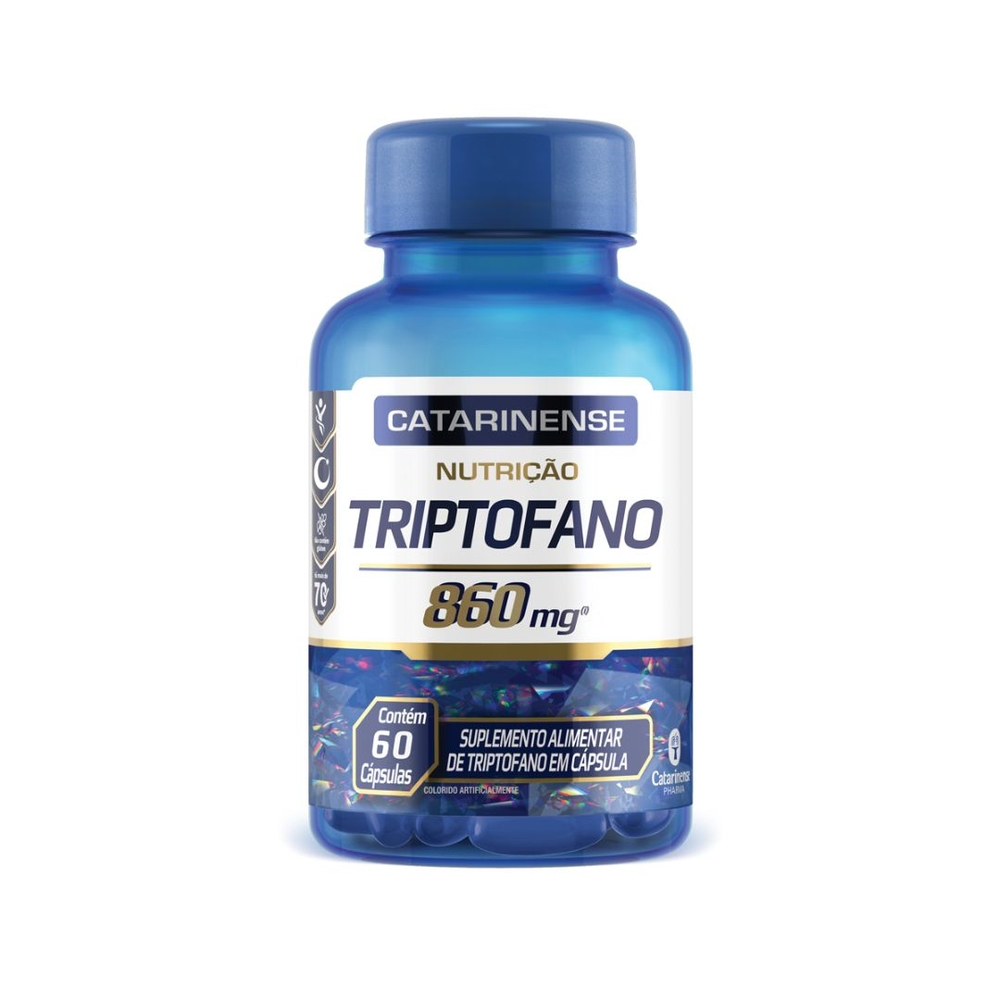 Triptofano 860mg com 60 Cápsulas - Catarinense