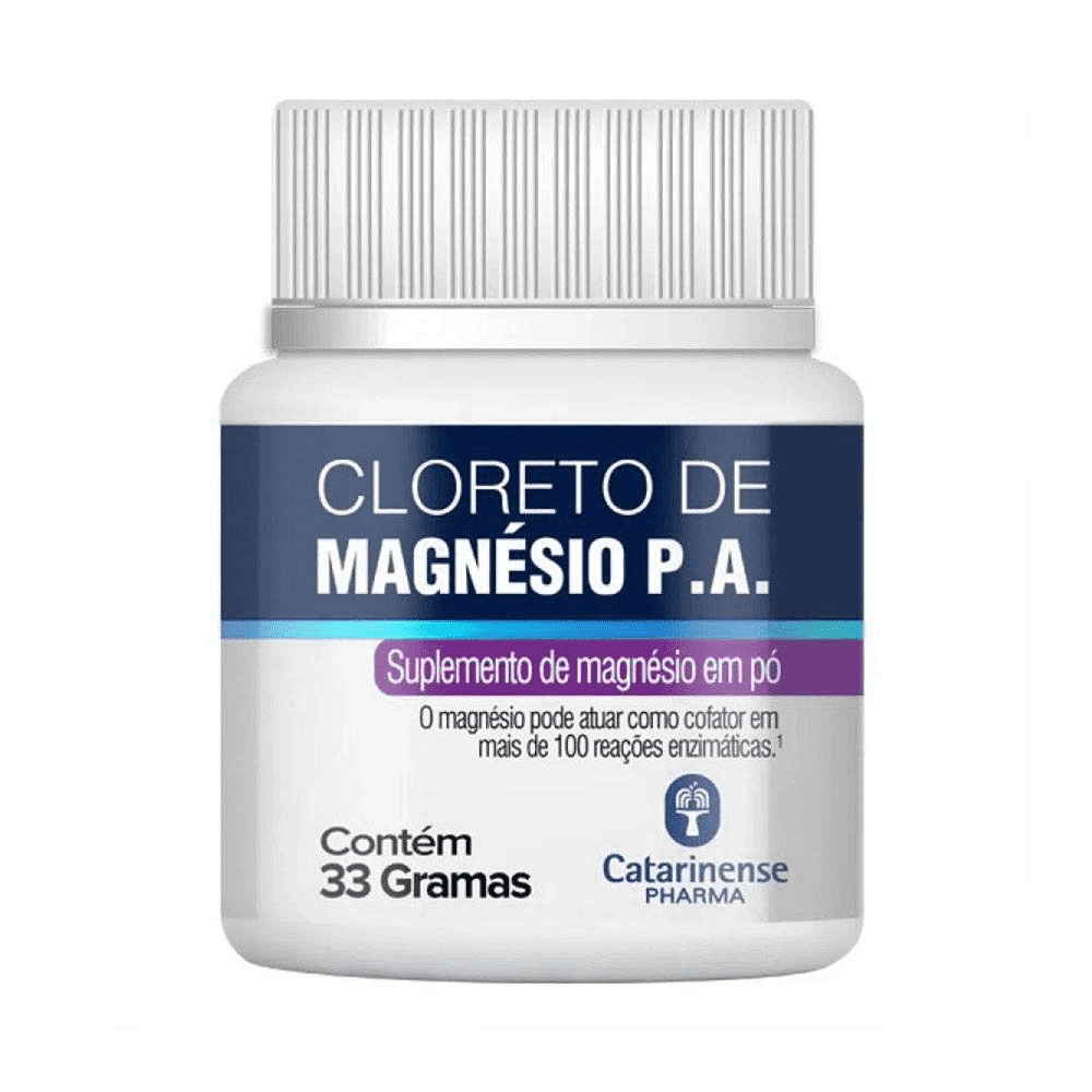 Cloreto de Magnésio P.A. em pó - 33g - Catarinense