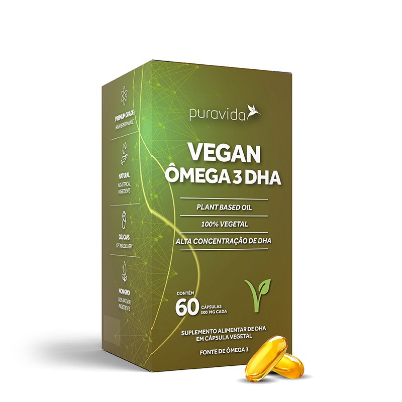 Omega DHA Vegetal - frasco 60 gr